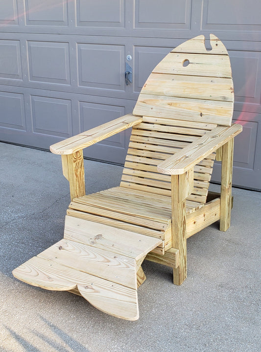 Handmade Fish Adirondack Chair