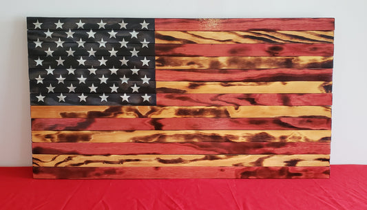 Wooden American Flag