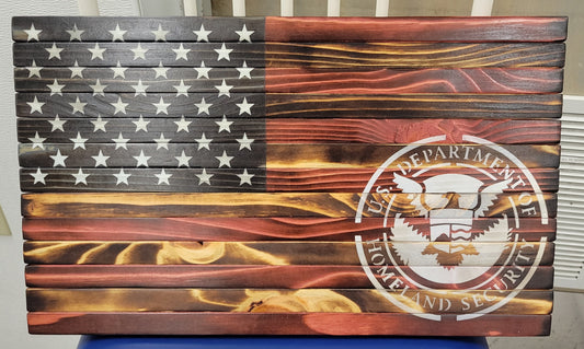 Small U.S. Department of Homeland Security American Flag