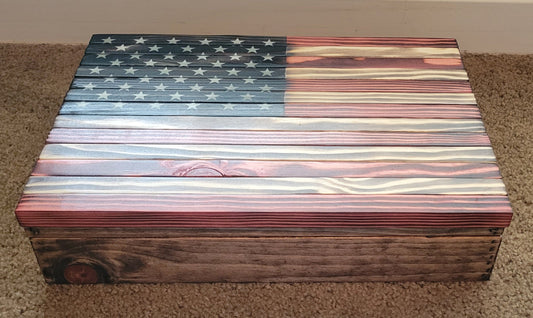 Coin Holder Display Flag Box