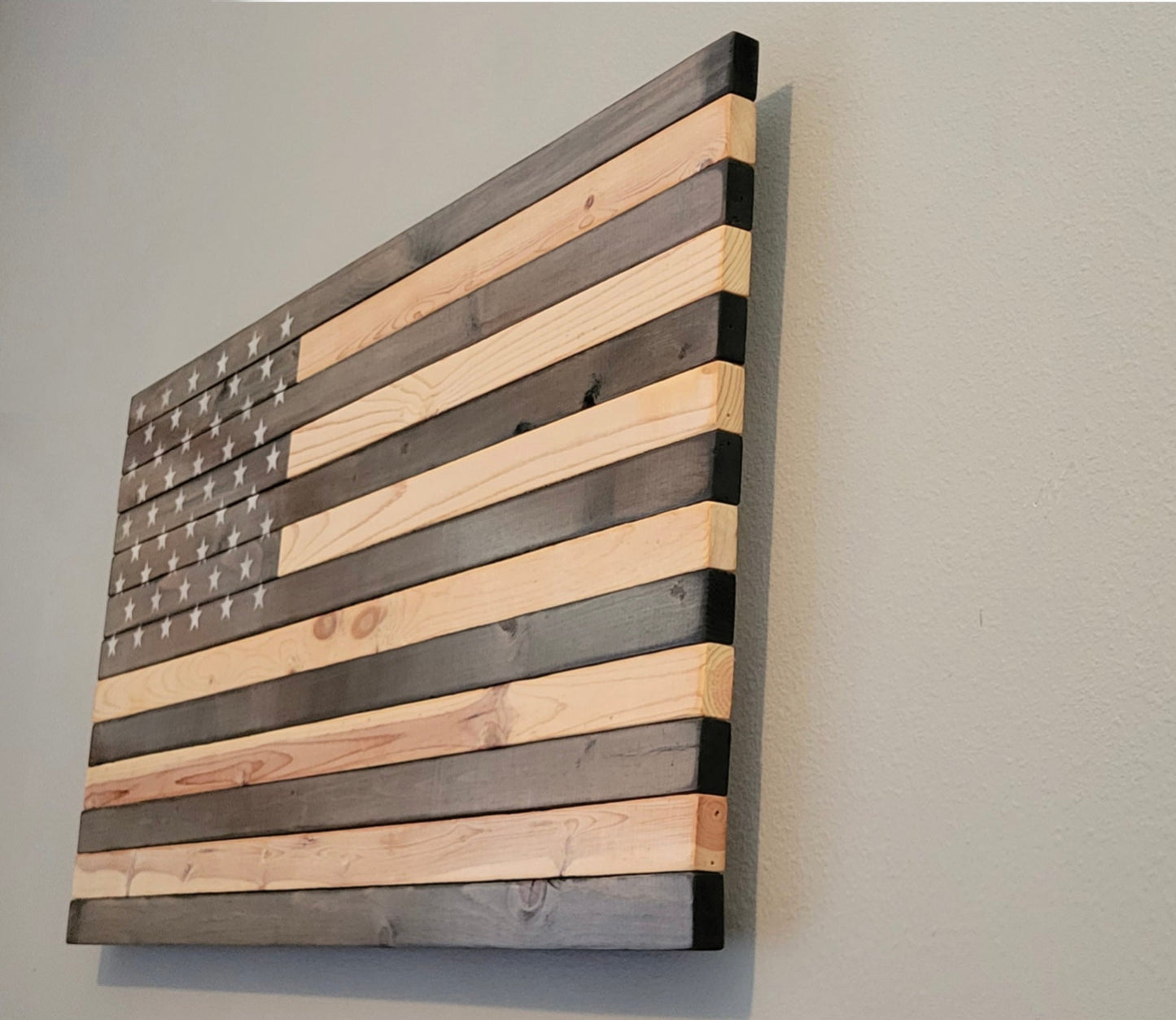 Wooden American Flag