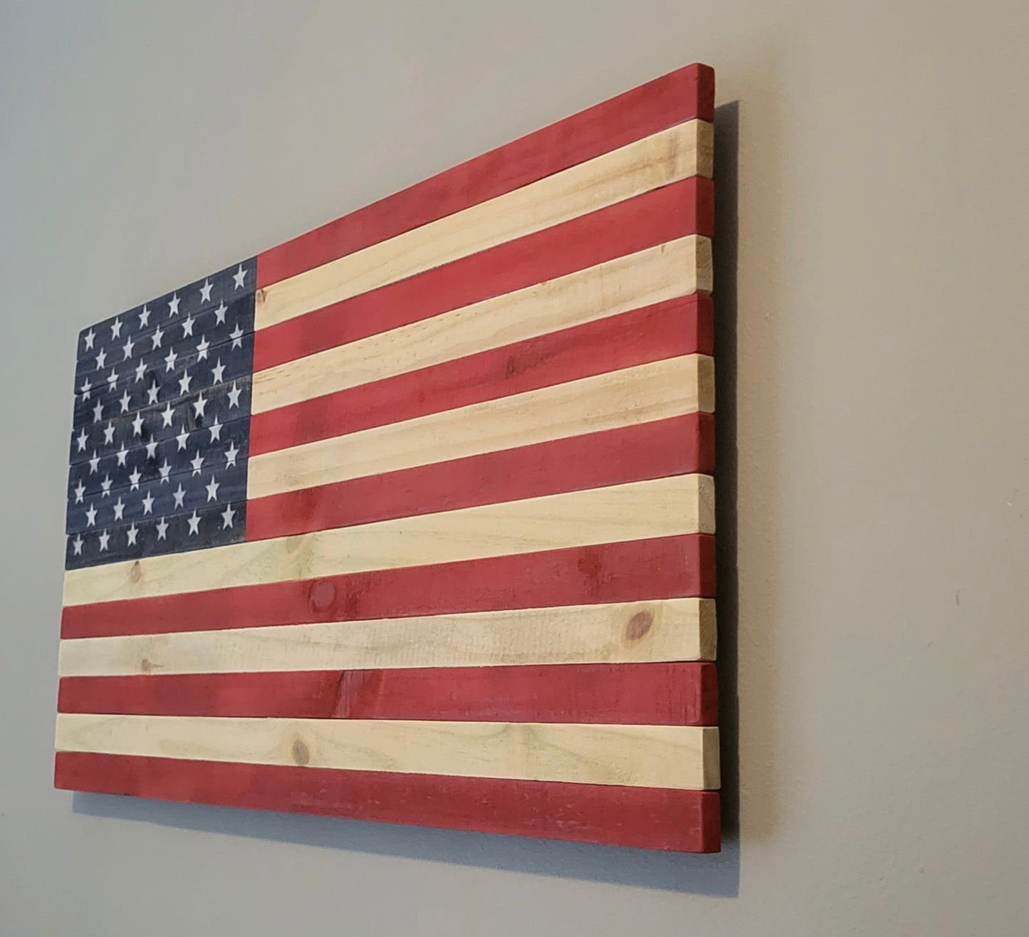 Wooden American Flag