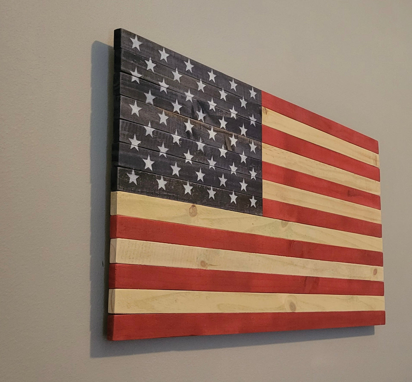 Wooden American Flag