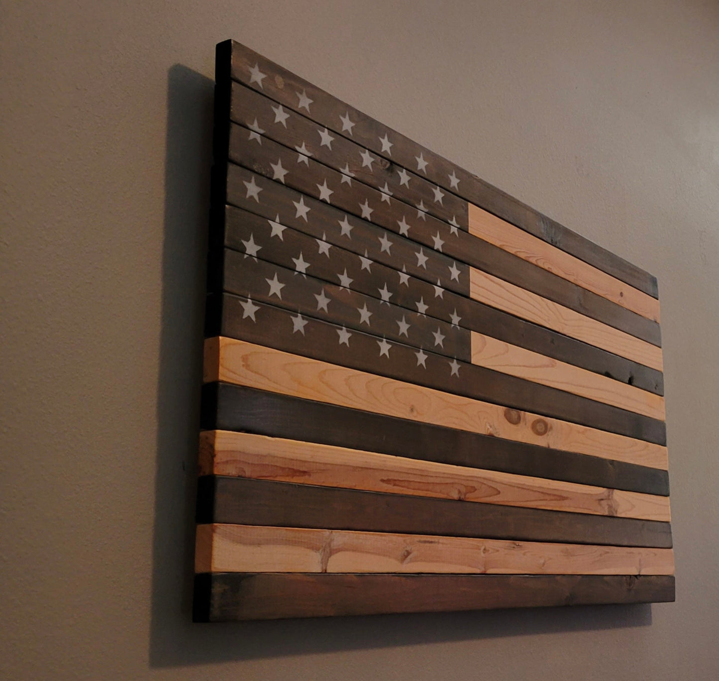 Wooden American Flag