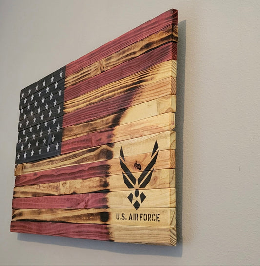 U.S. Air Force Wooden American Flag