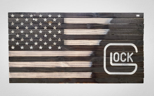 Wooden Custom Glock Flag