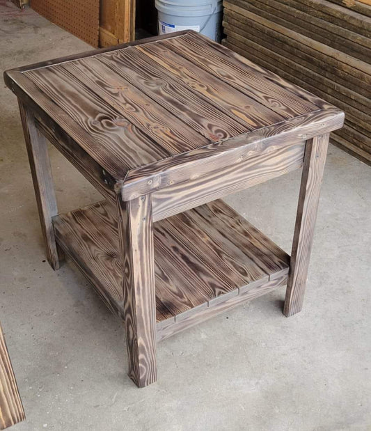 Handmade End/Side Table with Hidden Drawer