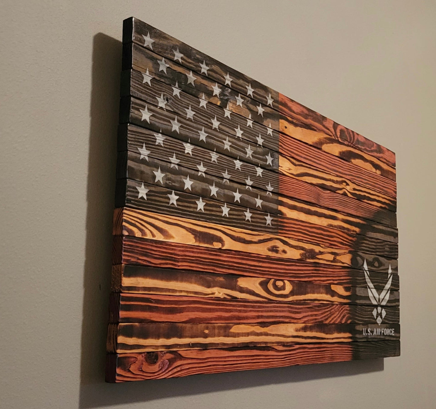 U.S. Air Force Wooden American Flag