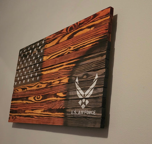 U.S. Air Force Wooden American Flag