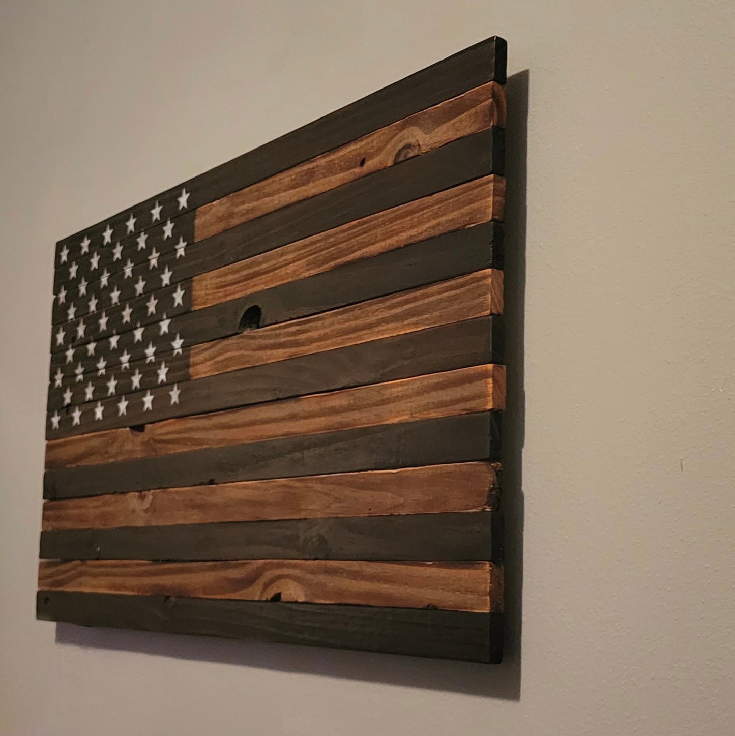 Wooden American Flag