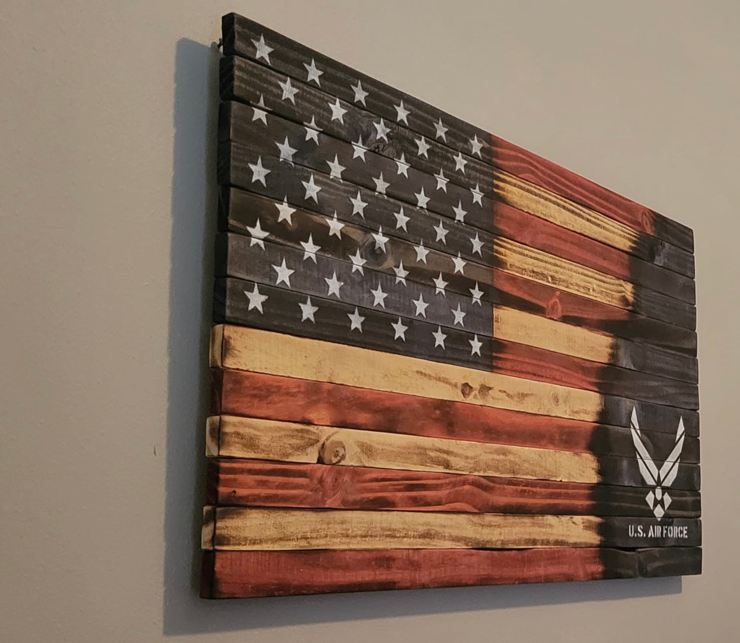 U.S. Air Force Wooden American Flag