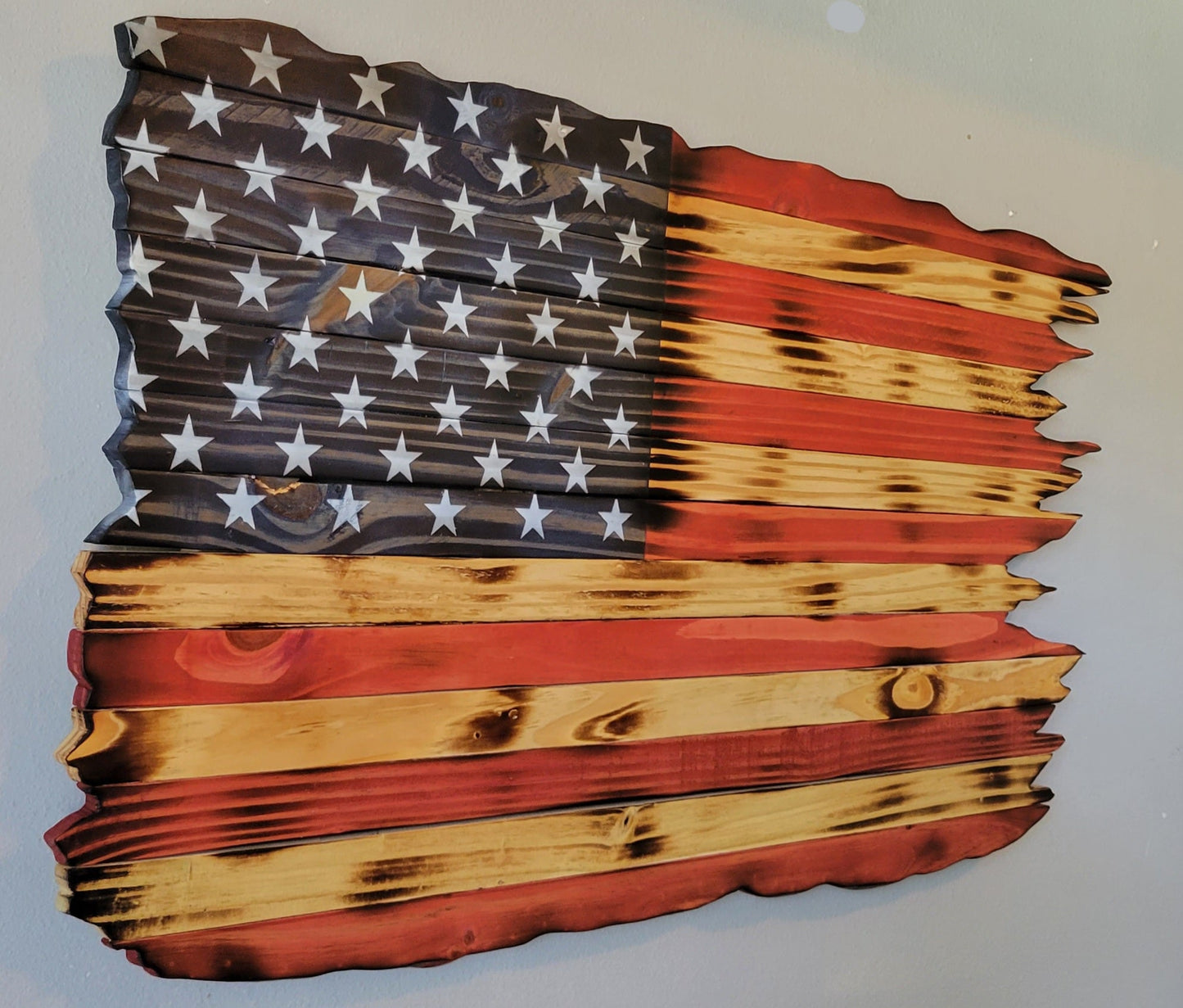 360 Jagged Edge Wooden American Flag
