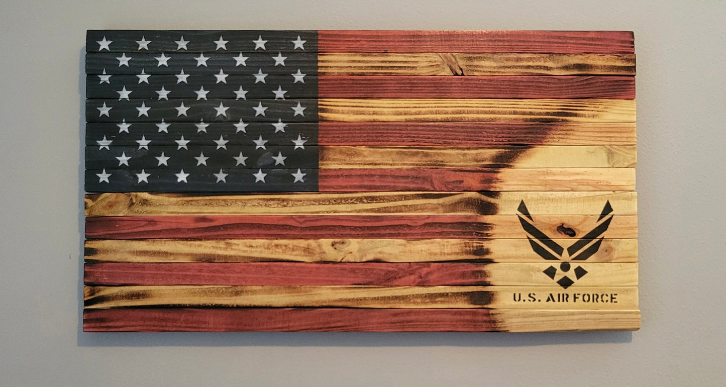 U.S. Air Force Wooden American Flag
