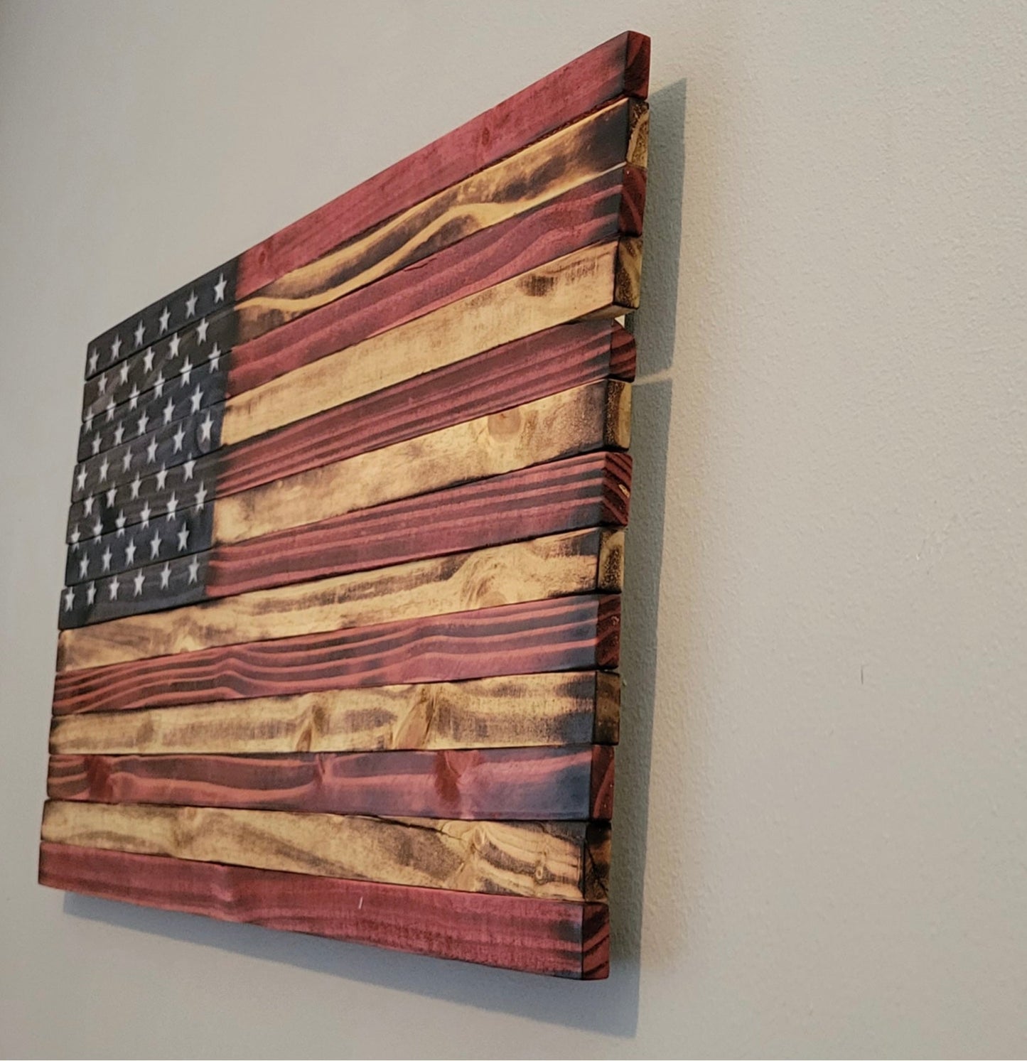Wooden American Flag