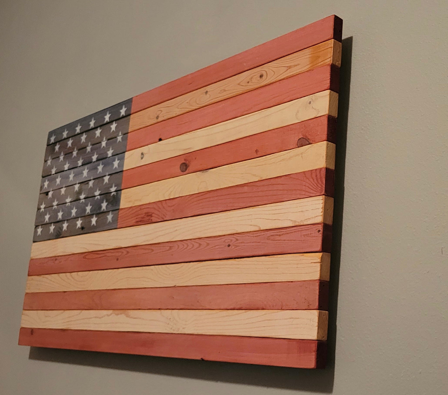 Wooden American Flag