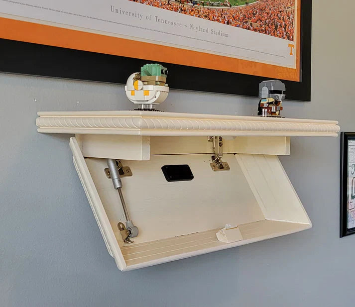 Concealed Shelf - Antique White